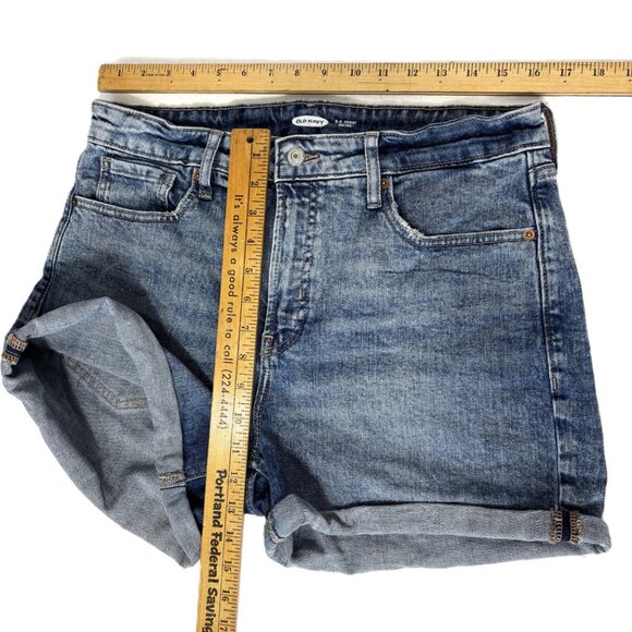 Old Navy O G Short High Rise Jean Shorts Sz 12 - Picture 4 of 7